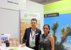 Erik Akerboom y Pamela Núñez, de Jadis Agri bioestimulantes.