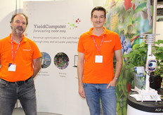 Theo Slaats y Job Stokkermans, de YieldComputer. Un sistema para predecir la cosecha mediante el recuento de frutos.
