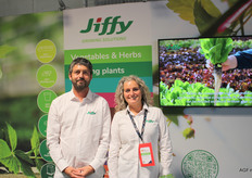 Isidoro Sánchez Boye y Salomé Broekhuizen de Jiffy