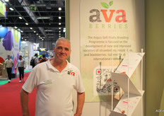Johan Nooren, de Angus Soft Fruits. Su variedad de frambuesa Ava Moret está teniendo mucho éxito en el noroeste de Europa.