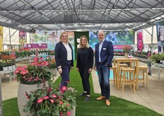 El equipo de HilverdaFlorist que presentó sus variedades en American Takii en Salinas