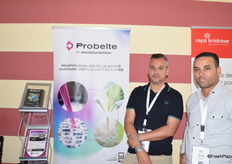 Abdelhak Habib y Pablo López, de Probelte, proveedor de pesticidas, biopesticidas y bioestimulantes.