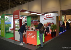 El stand del exportador polaco de frutos rojos Agronom Berries.