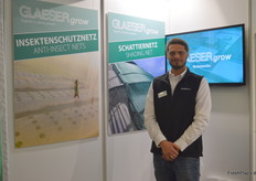 Philip Weiand en el stand de Glaeser Grow.