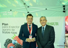 Emilio Ponce y Manuel Pérez, de Caja Rural del Sur, patrocinador principal exclusivo del evento