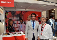Carmelo Lorenzo e Isidro Naranjo, de la aseguradora MAPFRE
