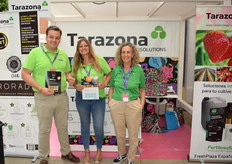 Antonio Jesús Gómez, Maite Arias y M.ª Cruz Ledro, de Tarazona