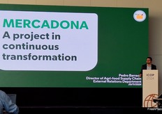 Pedro Barraco, director de la Agri-food Supply Chain en Mercadona Portugal, explicó la estrategia de la cadena de origen español en Portugal, donde ya ha abierto 58 tiendas.El exitoso modelo de surtido eficiente y marcas propias de alta calidad, que ya en España le ha llevado a Mercadona a liderar la cuota de mercado del retail con más de un 26%, es el que el grupo está replicando en Portugal, donde prevé una fuerte expansión