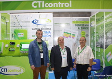 Juan Carlos Ruzafa, Pedro Pérez y Diego González, de CTIcontrol, especializados en tecnología avanzada de control climático