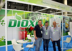 David Cánovas, Juan Villegas y Javier Fernández, de Agrobiology