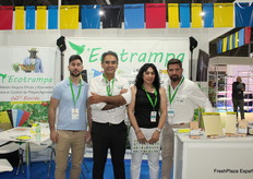 Cristian Rodríguez, Victoriano Poverano, Rosario Sánchez y José Leyva, de Ecotrampa