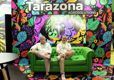 Uno de los más coloridos y llamativos, el stand de Tarazona Agrosolutions