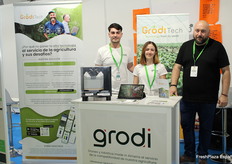 Roberto Segura, Natalia Gálvez y Samuel Ruiz, de GrodiTech