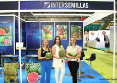 Loli García, Ana Belén González y María Gómez, de Intersemillas