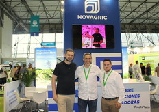 Francisco López, Segundo Carrasco y Miguel Martín, de Novagric