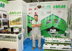 Jaime Rodríguez, de Coflor, que trajeron a Infoagro su novedad Coflor Plus