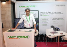 Eduardo Cobos, en el stand de Maf Roda