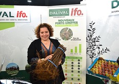 Fiona Davidson de Dalival ifo. con el portainjerto M200 que ganó el SIVAL d'Or en 2025.