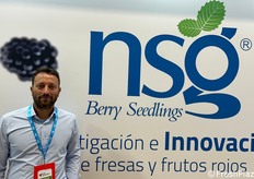 Nicola Tufaro, obtentor de Nova Siri Genetics. La empresa, en su séptima participación consecutiva en Fruit Attraction de Madrid, presentó tres nuevas variedades de fresa en proceso de registro a nivel europeo.