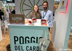 Poggio del Cardo, empresa que produce tomates en la zona de Pachino bajo la marca Sapìto. Vincenzo y Valeria Di Natale presentan