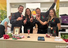 Ortolanda trae los rábanos a Madrid: Melchiorre Coolbergen, Noemi Rodo, William Coolbergen y Monique Cornelissen