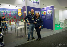 Jan Hanemaaijer y Marijke van Rongen, de BlueRadix. La expansión internacional de su sistema de cultivo autónomo va viento en popa.