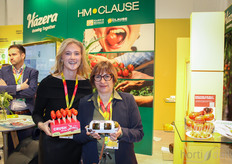 Rosaline Hazenbroek, de Hazera Seeds, y Véronique Lafanechere, de HM CLAUSE.