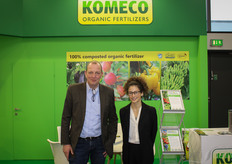 Arie van de Wijgert y Evagelia Vlassaki, de Komeco.