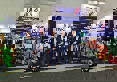 Taks y Berkvens estuvieron presentes juntos en la feria