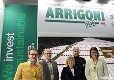 El equipo Arrigoni presente en el salón