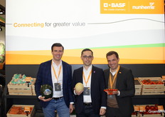 El miércoles por la mañana, la prensa especializada pudo reunirse con Maximilian Becker, Konstantin Kretschun y Johannes Weimer en el stand de BASF | Nunhems al comienzo de la feria gracias a una invitación.