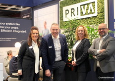 Petra Rutten, Peter Könemann, José Haaring y Fred Ruijgt (Priva). En De Lier, el <a href=