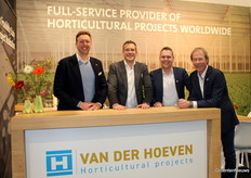 Bas Duijvestijn, Daan Mansveld, Bob Hunsche (Van der Hoeven Horticultural Projects) y Pieter Jan Robbemont (Patrón)