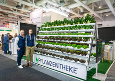 Novedad en la feria: el Pflanzentheke. Más información aquí, o pregunte a Michael Mueller y Julia Dubowy.