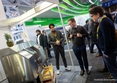 Las cortadoras Astra son cada vez más populares en EE. UU. porque ahorran bastante trabajo a la hora de pelar y cortar piñas, entre otras cosas.