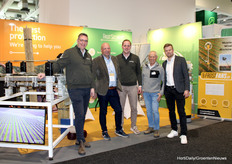 Fruit Security trajo los ventiladores Frost, entre otros, y un montaje de demostración con redes antigranizo