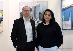 Nicola Donato y Laleh Hosseini (Green Gas & Liquids), especialistas en captura de CO₂. Uno de los proyectos más recientes se ha llevado a cabo en Merschl (Austria).