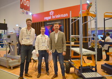 Nico de Vries, Jasper Verhoeven y Ben Sosef con Royal Brinkman