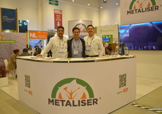 Edson, Alejandro y Joel con Metaliser