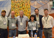 Gabriel Campillo, Dennis de Zeeuw, Gert Holle Yuritzi Camargo Ramon Breurs y Maarten van Hagen con DQ Hortisoluciones