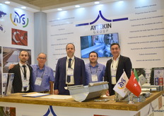 El equipo de la empresa turca Aytekin que va a abrir una sucursal mexicana