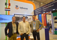 Ron van der Aren, John Vollebregt y Edgar López con Tebarex