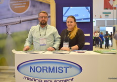 Murat Verdil y Nazli Apaydin con la empresa turca Normist