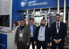 El equipo de ARC tecnologías del agua, esta empresa turca tiene una sucursal en Kazajstán.