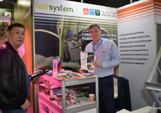 Vadim Zinoviev con Korolevagro, distribuidor del Tomsystem en Kazajstán.