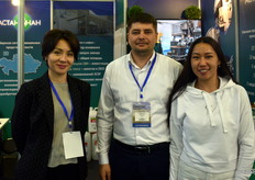 El equipo Astana-Nan, productor de pesticidas en Kazajstán.