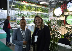 Darkhan Kadsabayev con QAZEXPO y Eelkje Pulley con HortiDaily