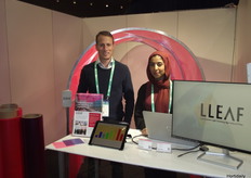 Chris Wilkins y Areeba Farid, de LLEAF Pty Ltd.