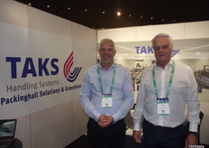 Arie Meeuwissen y Cor Taks, de Taks Handling Systems.