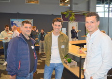 Florian Szetyanszki, Philip van Zanten (Solynta) y Jos Paul (Wageningen UR)